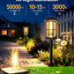 Solar Powered Pathway Lights 4/8 Pack IP65 Waterproof Auto On Off Outdoor Landscape Lighting Decorative Solar Garden Lamps for Patio Lawn Walkway Driveway Yard