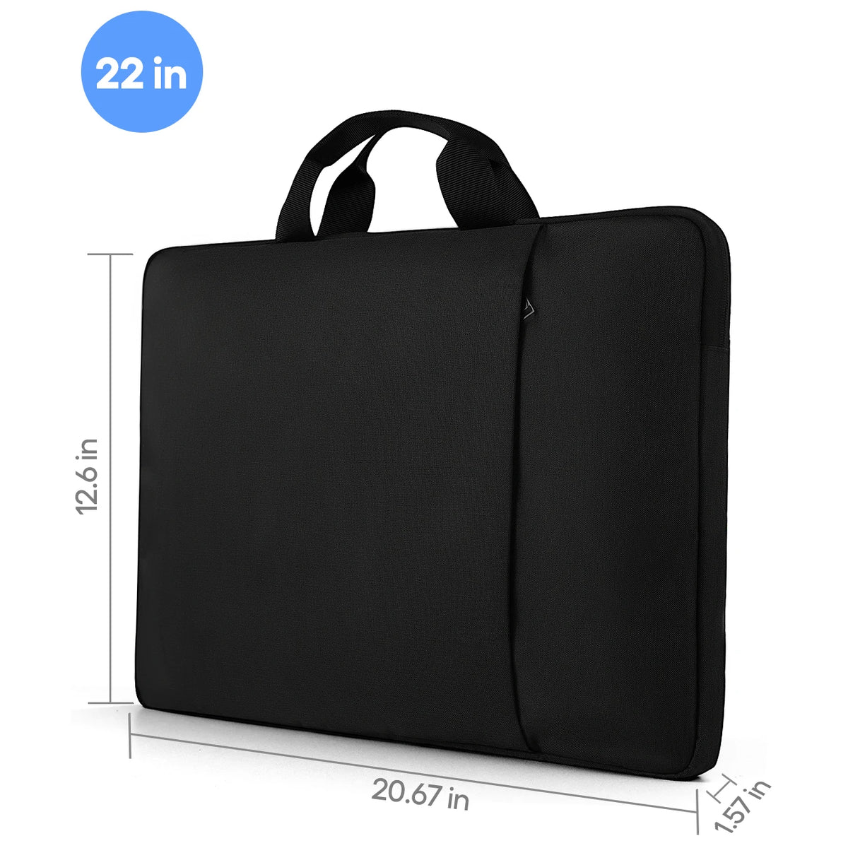EVICIV Funda para portátil de 22 pulgadas Bolsa de almacenamiento Funda portátil para ordenador con bolsillo y cremallera para portátil con monitor de 22"