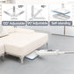 INSE Powerful Steam Mop High Temperature 6 in 1 Scrubbing Steam Cleaner Detachable Floor Steam Mop for Hard Floor Carpet Kitchen