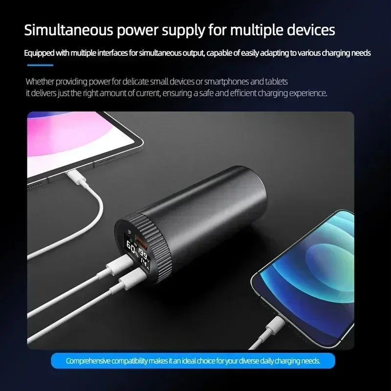 Super Fast Charging Mobile Power Bank Battery Removable/Replacement Kit for 4680 Battery 5V 9V 12V Output