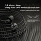 Auriculares para dormir de 3,5 mm con cancelación de ruido y micrófono, de silicona suave, insonorizados, aptos para dormir de lado, sin presión y con conector para teléfono