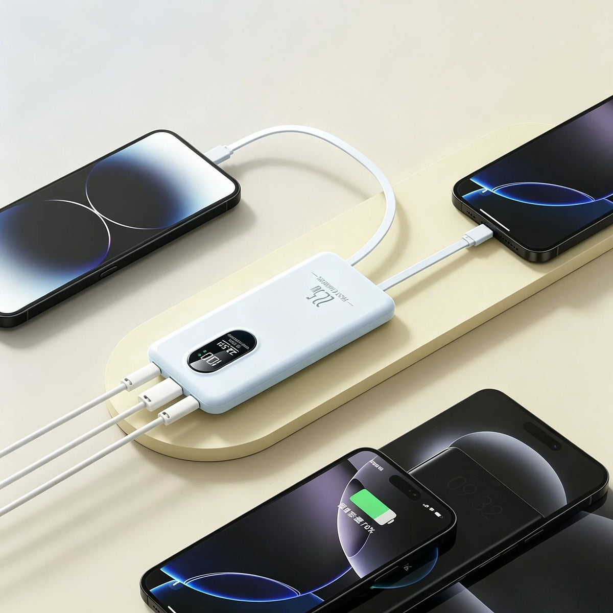TQQDCI Portable Power Bank - High Capacity External Battery Charger for Mobile Phones And Tablets
