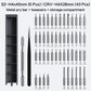 50 in 1 Precision Cordless Electric Screwdriver Set USB Rechargeable Mini Power Drill with LED Light for Electronics Repair and DIY Projects Ideal for Phones Watches Computers and Home Hardware Tools Set for Home Improvement