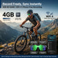 Gafas inteligentes deportivas con cámara 4K HD antivibración, altavoces estéreo 3D, lentes polarizadas UV400, Bluetooth e IA para grabar vídeos en primera persona al aire libre