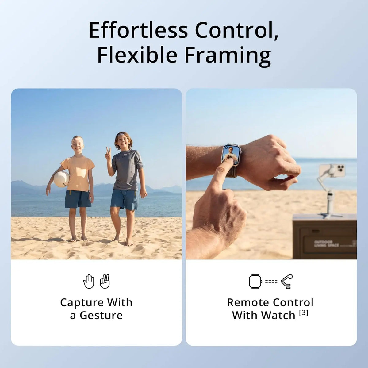 Estabilizador con gimbal DJI Osmo Mobile 7 para iPhone y Android, trípode integrado, estabilizador portátil para iPhone, palo para selfies, gimbal de 3 ejes para teléfono, ActiveTrack 7.0, edición con un toque, 10 horas de uso, carga del teléfono