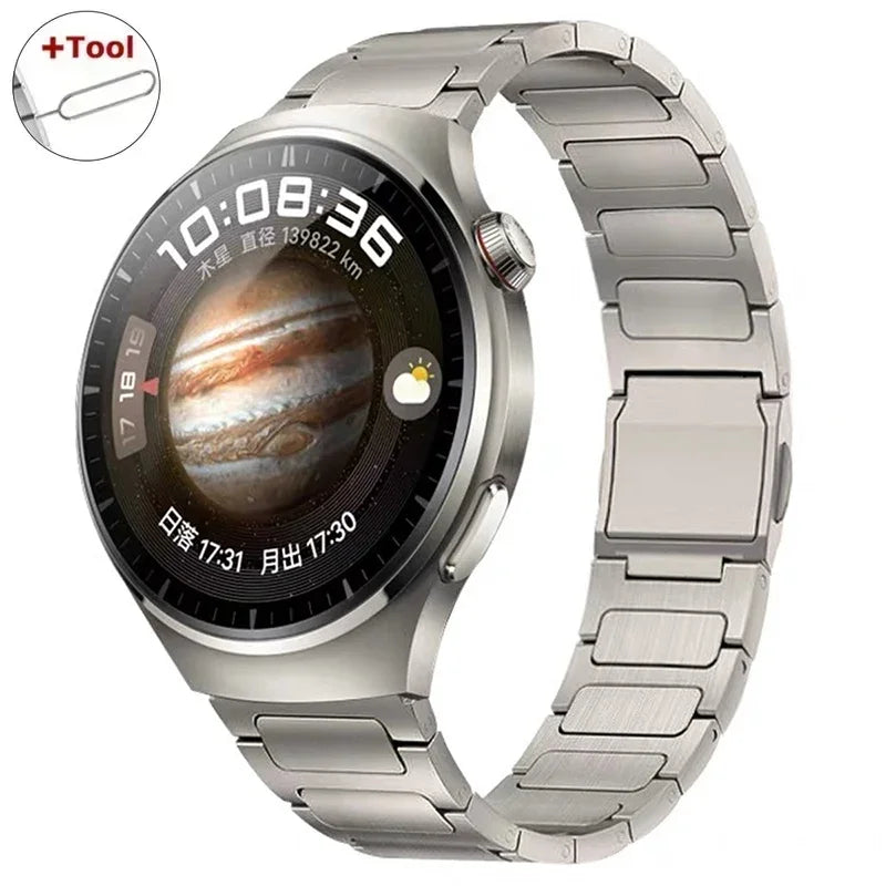 Correa magnética de titanio de 22 mm para Huawei Watch GT3 Pro, Watch 4/4 Pro y GT4 de 46 mm, compatible con Amazfit GTR 4/3/2, correa equilibrada