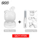 Auricular inalámbrico QCY HT05 MeloBuds ANC con cancelación de ruido de 40 dB, Bluetooth 5.2, 6 micrófonos, ENC, llamadas HD, modo transparencia