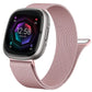 Correa de lazo milanesa para Fitbit Versa 4 3 Band Sense/Lite Correa magnética para reloj de acero inoxidable Pulsera de metal Correa para Fitbit Versa 2
