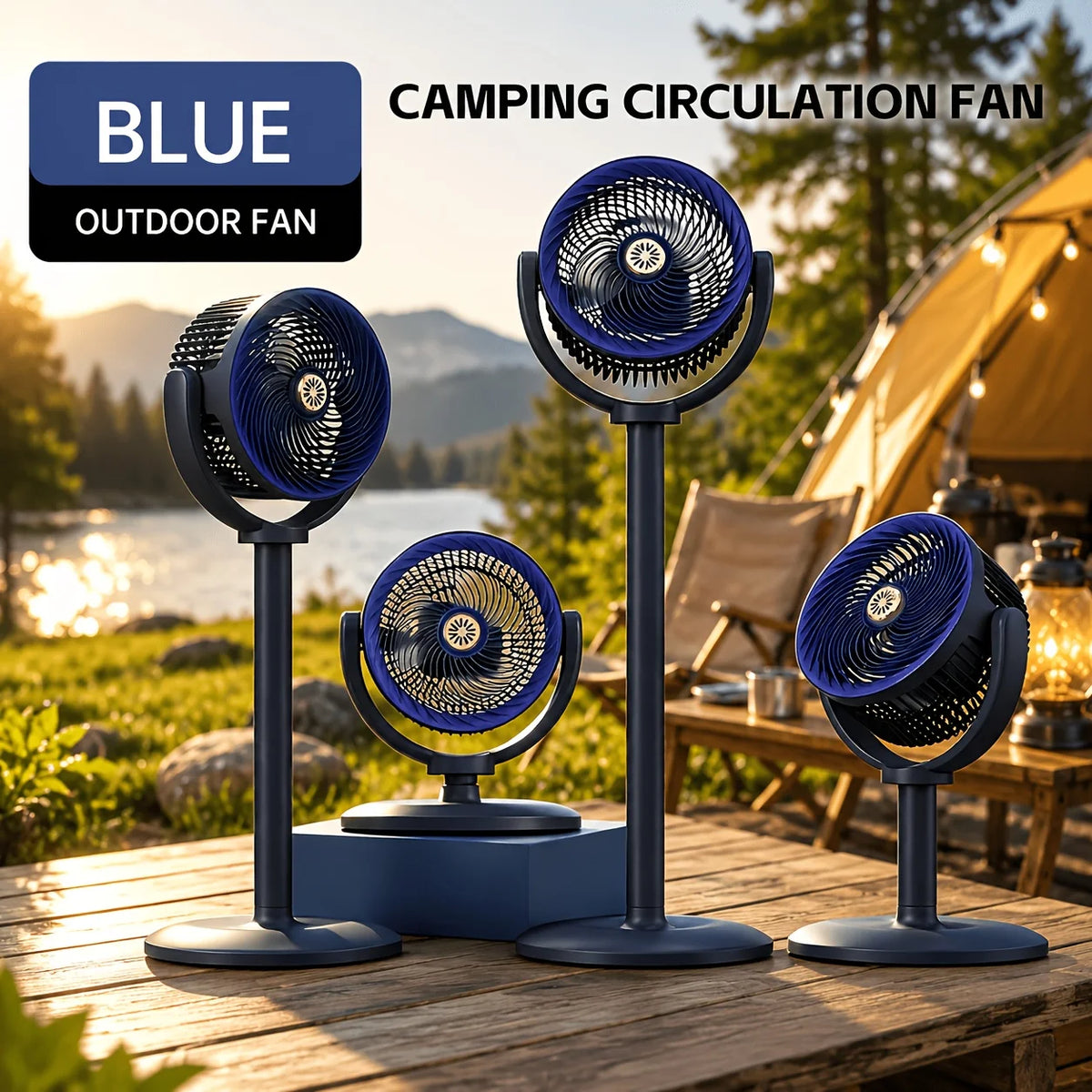 Ventilador moderno 2 en 1 de circulación de aire para suelo y escritorio con potente flujo de aire de 5 velocidades, ventilador de pie portátil USB, adecuado para el hogar, el dormitorio y la oficina